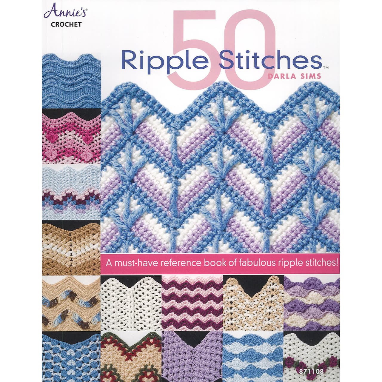 Annie's Crochet 50 Ripple Stitches Book